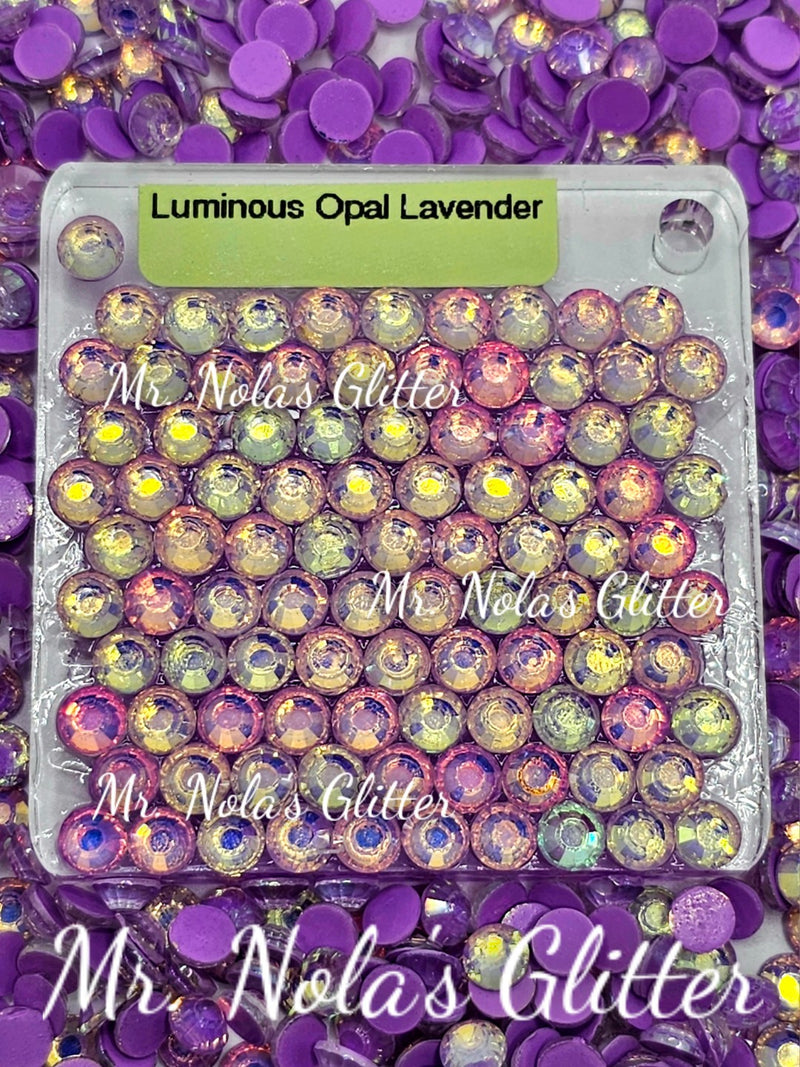 MNG Rocks Luminous Opal Lavender Glass Rhinestone