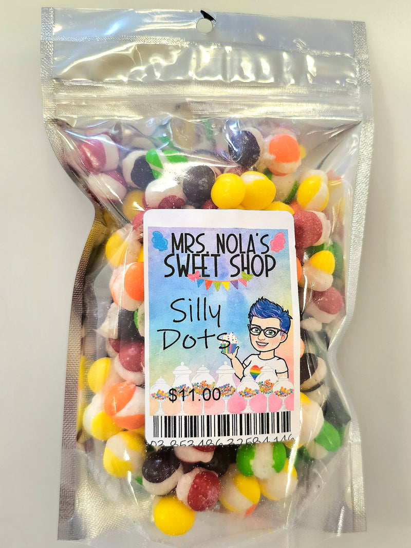 Mrs. Nola's Sweet Shop ***Silly Dots*** Freeze Dried Candy