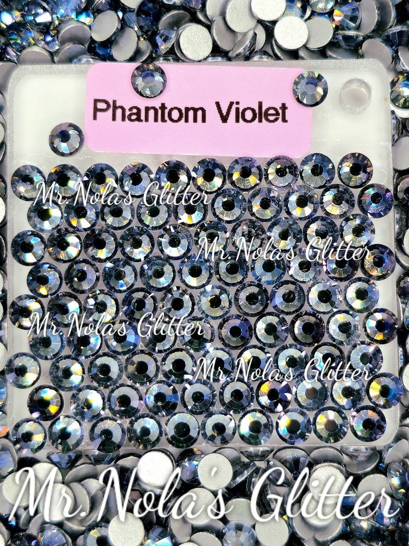 MNG Rocks Ghost Purple/Phantom Violet Glass Rhinestone
