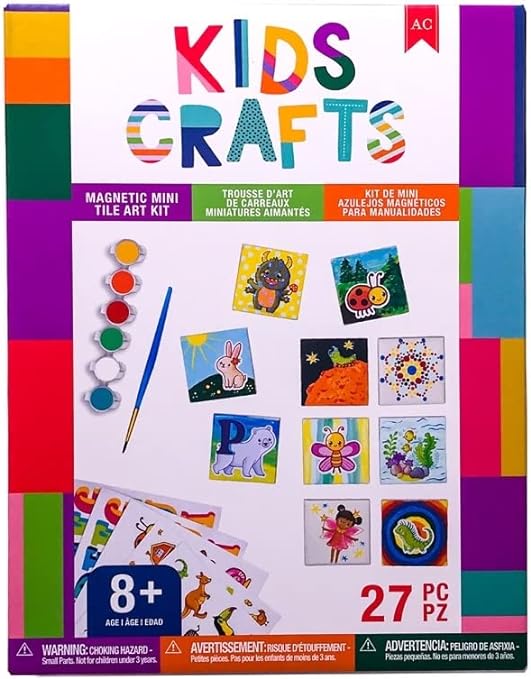 American Crafts Kids Magnetic Mini Tile Art Kit