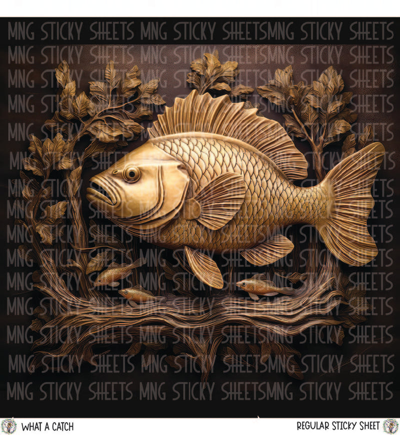 MNG Sticky Sheet Singles **What A Catch**