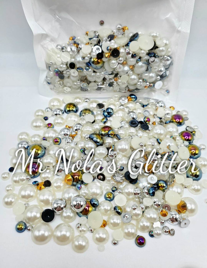 Flatback Pearls Jewelry Making  Flatback Pearls Mixed Sizes