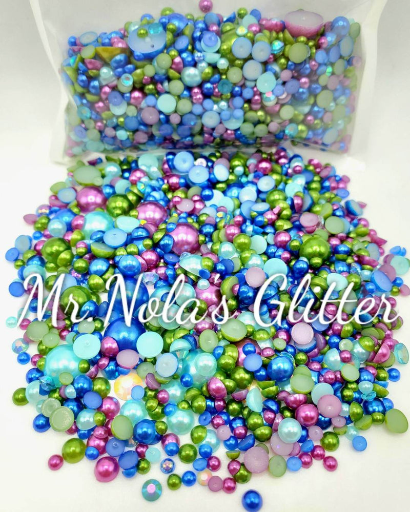Mixed Flatback Half Pearls – Glittery Glitz Chic, LLC