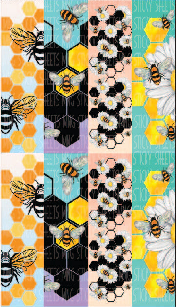 MNG Sticky Sheet Pen Wrap Sheets **Bee My Summer**