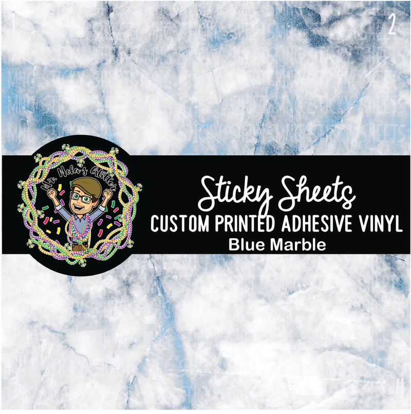 MNG Sticky Sheet Singles **Blue Marble**