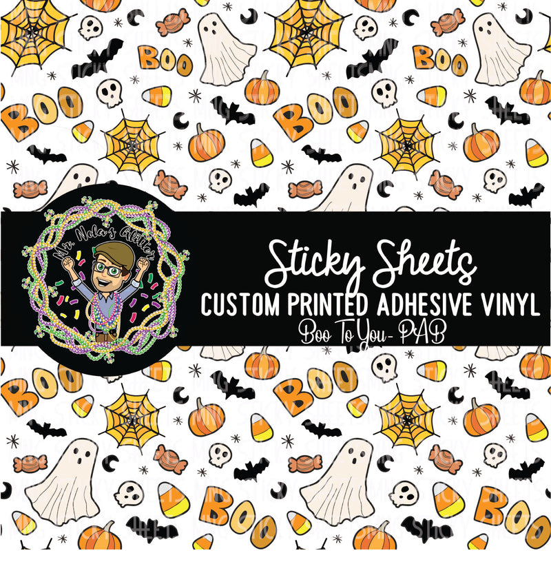MNG Sticky Sheet Singles **Boo To You**