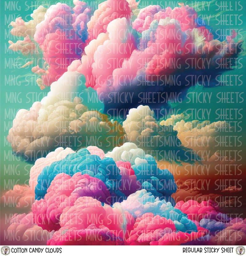 MNG Sticky Sheet Singles **Cotton Candy Clouds**
