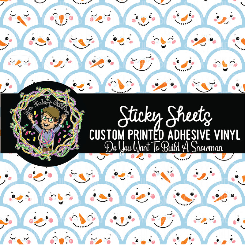 MNG Sticky Sheet Singles **Do You Want to Build a Snowman**