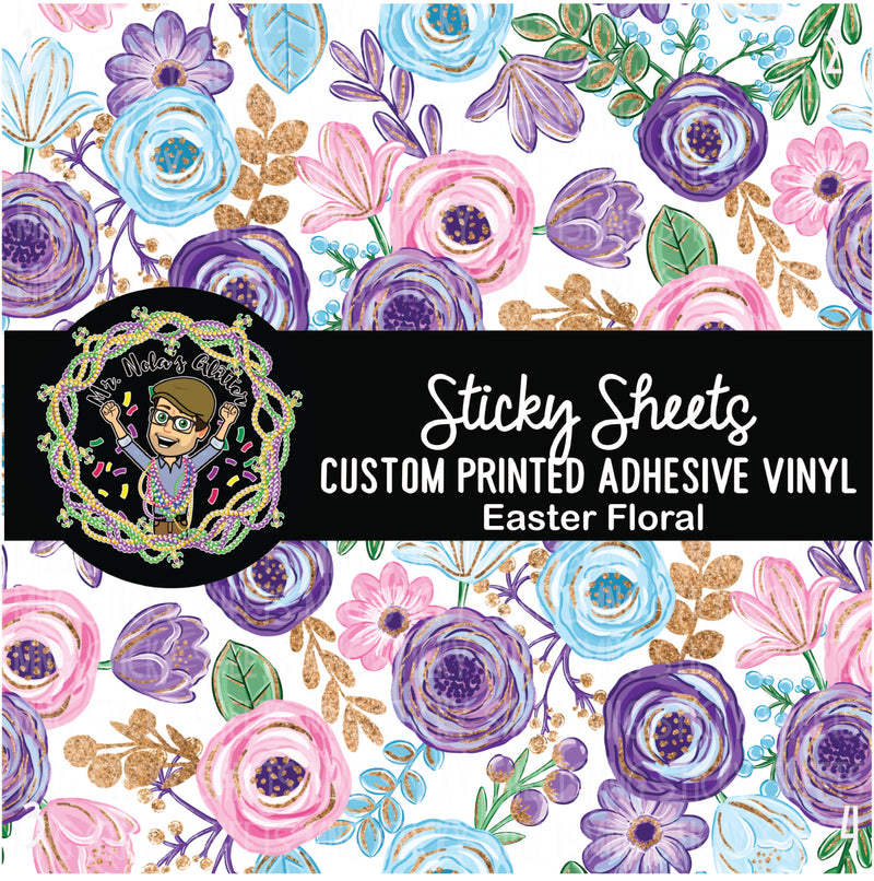 MNG Sticky Sheet Singles **Easter Floral**