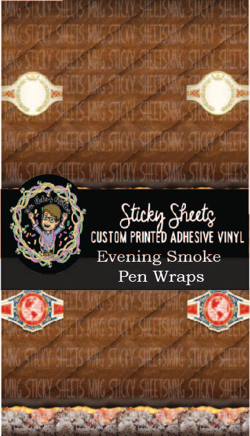 MNG Sticky Sheet Pen Wrap Sheets **Evening Smoke**