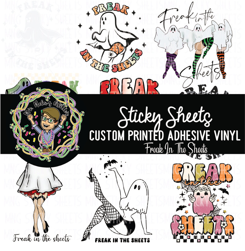MNG Sticky Sheet Decals ** Freak In The Sheets**