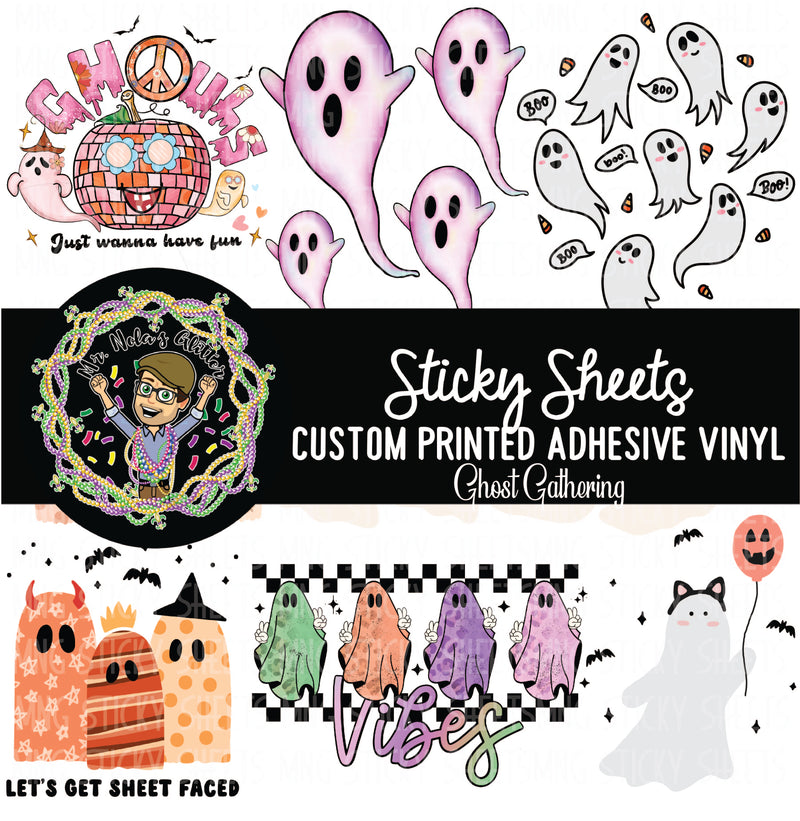 MNG Sticky Sheet Decals ** Ghost Gathering**