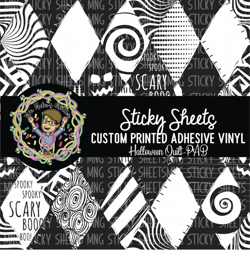MNG Sticky Sheet Singles **Halloween Quilt*