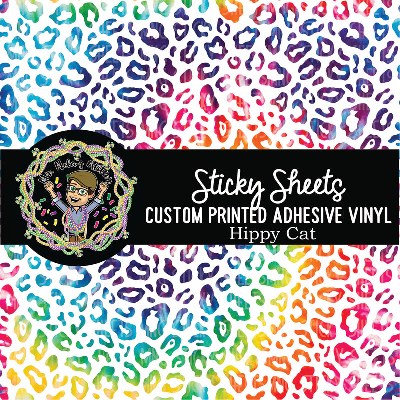 MNG Sticky Sheet Singles **Hippy Cat**