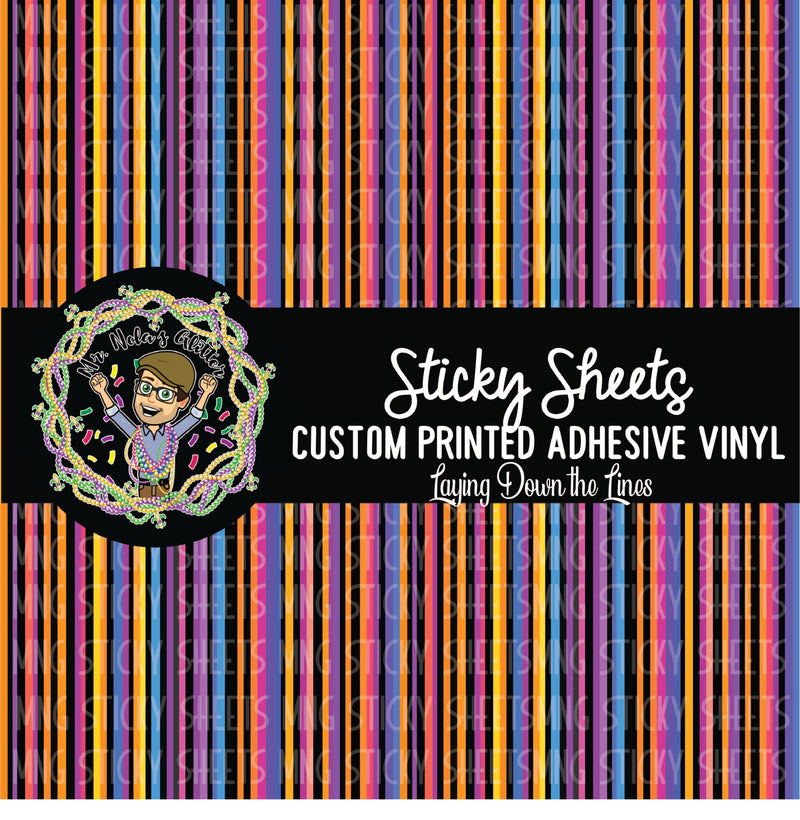 MNG Sticky Sheet Singles **Laying Down The Lines**