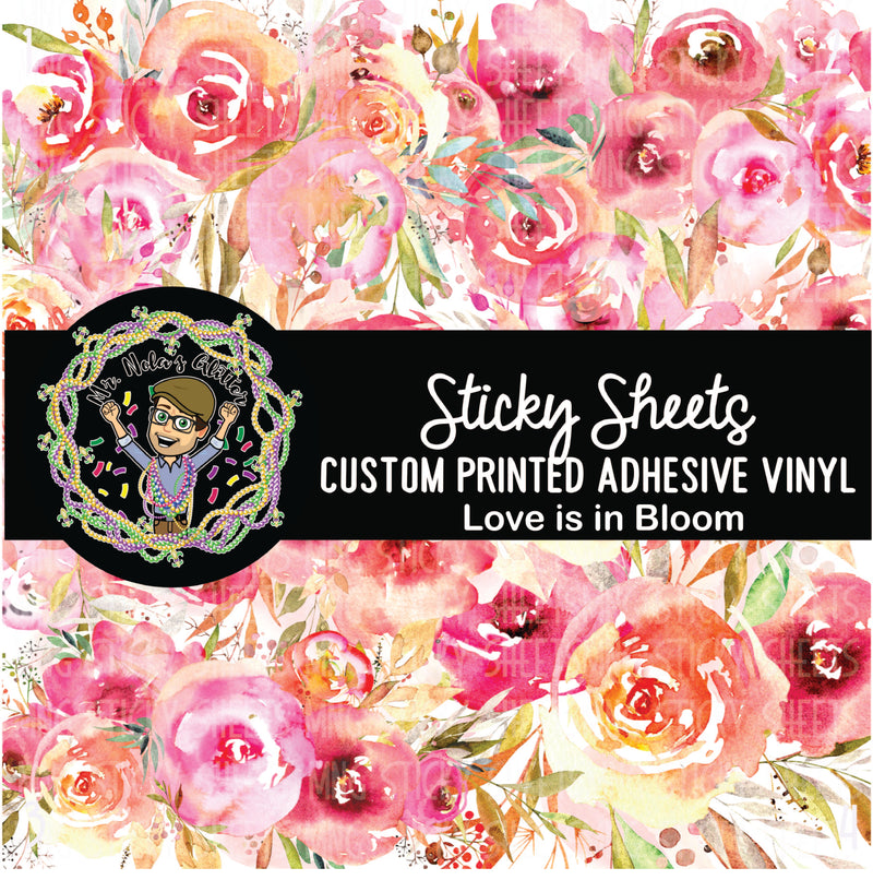 MNG Sticky Sheet Singles **Love is In Bloom**