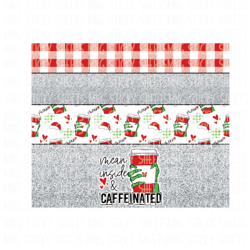 MNG Sticky Sheet Wraps **Mean But Caffeinated 20oz Wrap**