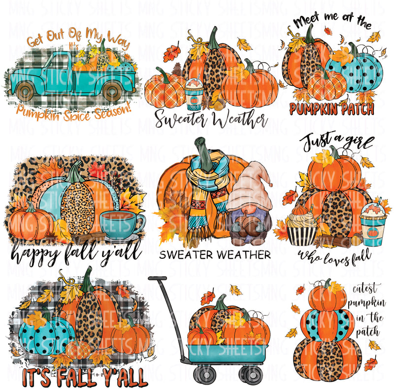 MNG Sticky Sheet Singles **Meet Me at The Pumpkin Patch**