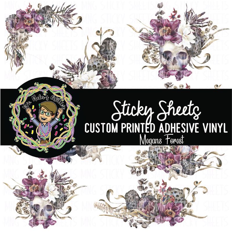 MNG Sticky Sheet Decals **Megans Forest**
