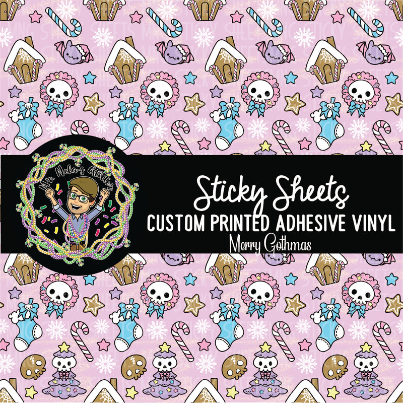 MNG Sticky Sheet Singles **Merry Gothmas**