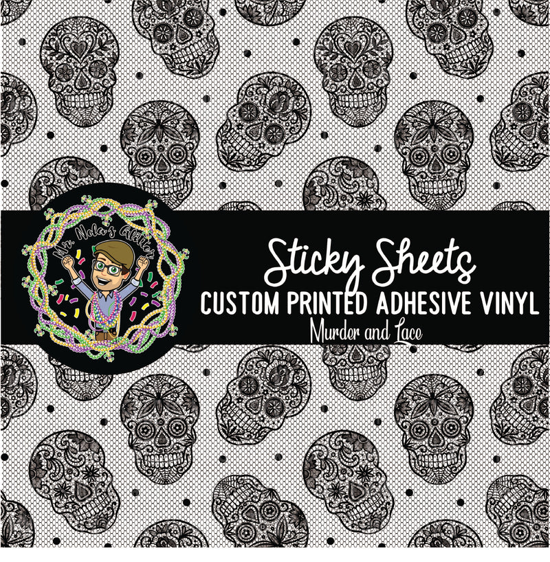 MNG Sticky Sheet Singles **Murder and Lace**