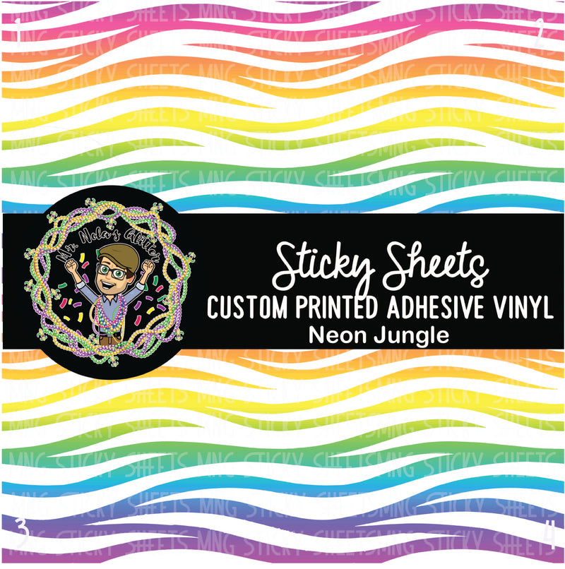 MNG Sticky Sheet Singles **Neon Jungle SG**