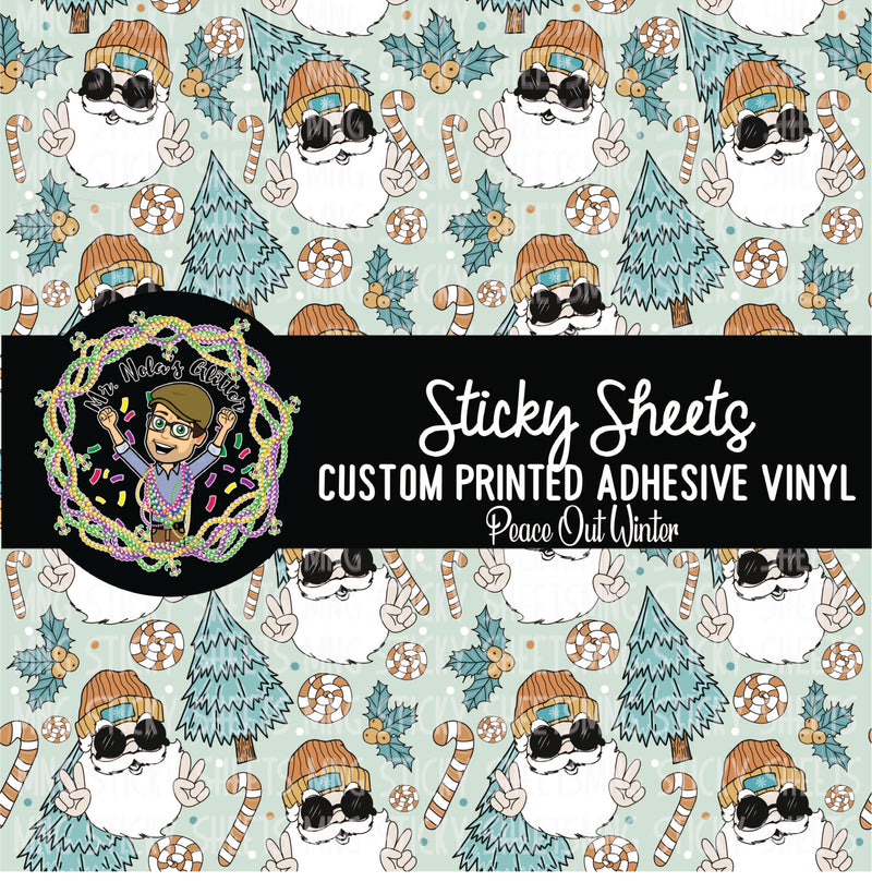 MNG Sticky Sheet Singles **Peace Out Winter**