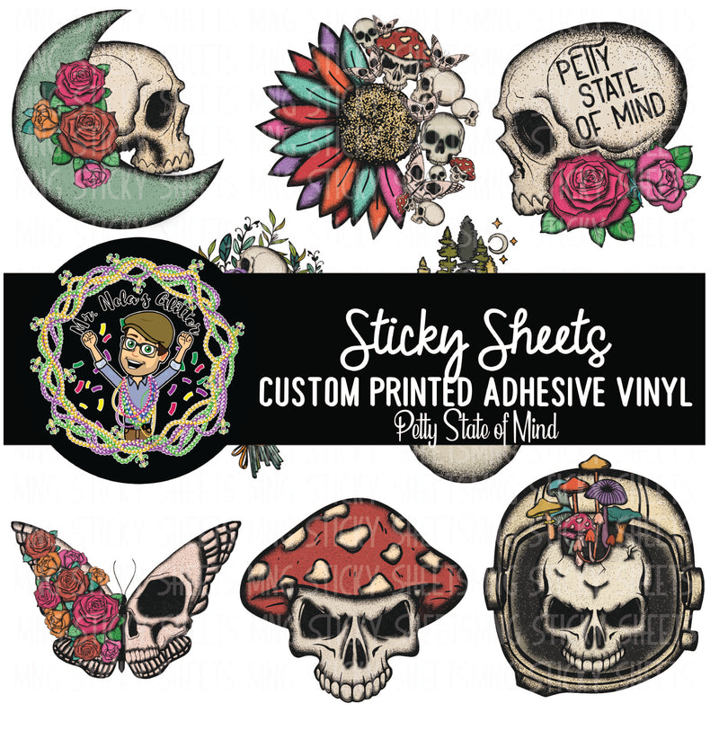 MNG Sticky Sheet Decals **Petty State of Mind**