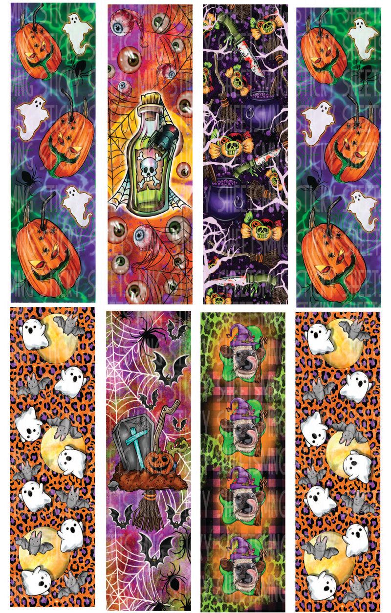 MNG Sticky Sheet Pen Wrap Sheets **Pumpkins and Ghost**