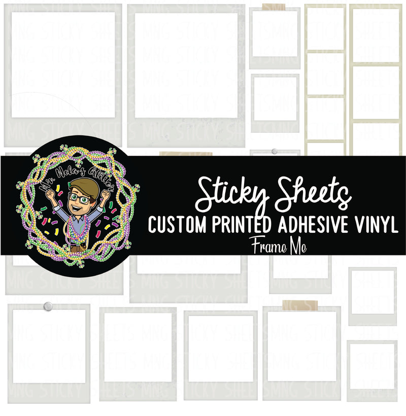 MNG Sticky Sheet Decals **Frame Me**