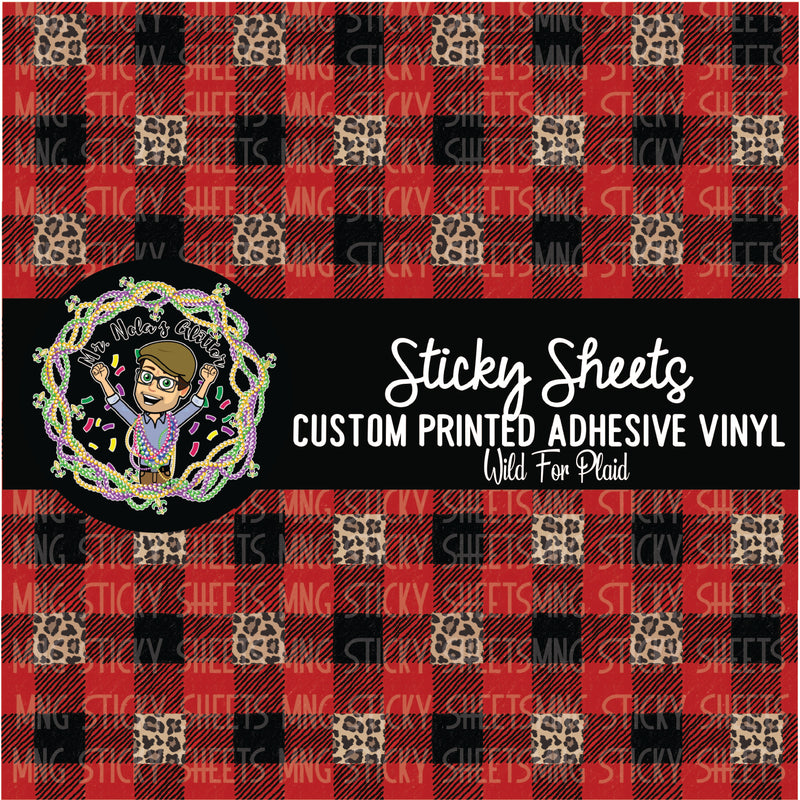 MNG Sticky Sheet Singles **Wild For Plaid**