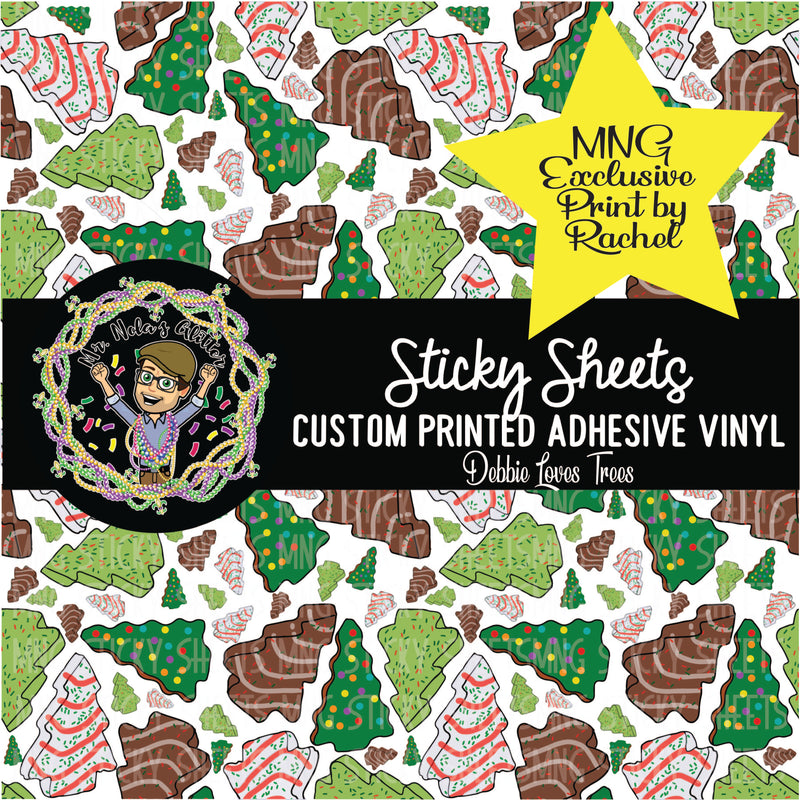 MNG Sticky Sheet Singles **Debbie Loves Trees**