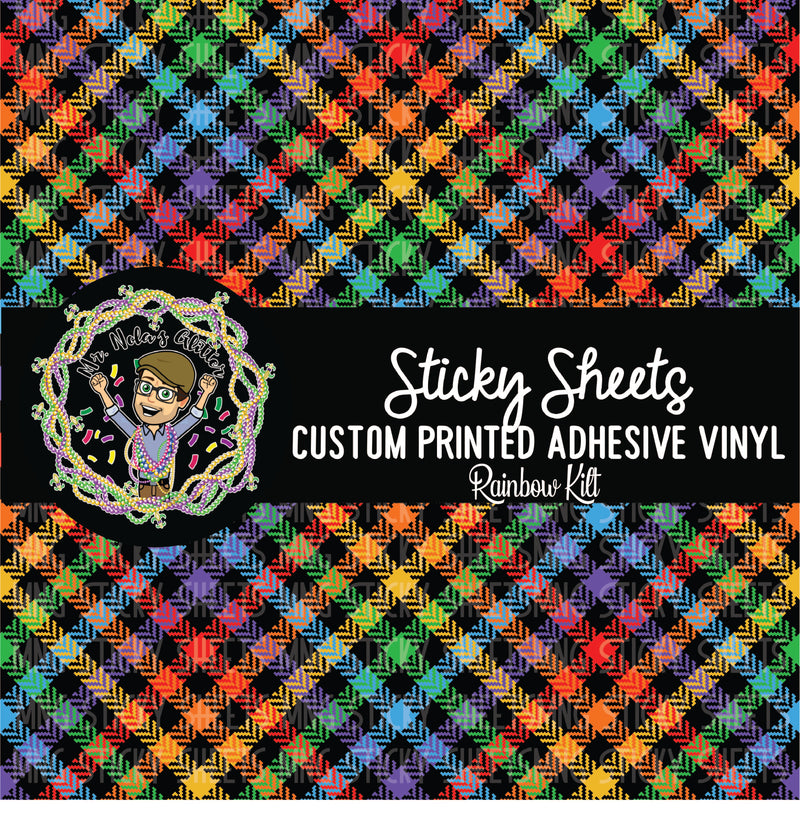 MNG Sticky Sheet Singles **Rainbow Kilt**