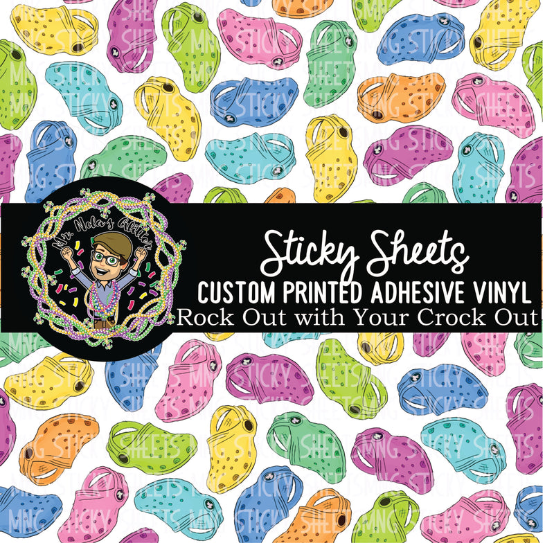 MNG Sticky Sheet Singles **Rock Out with your Crock Out**