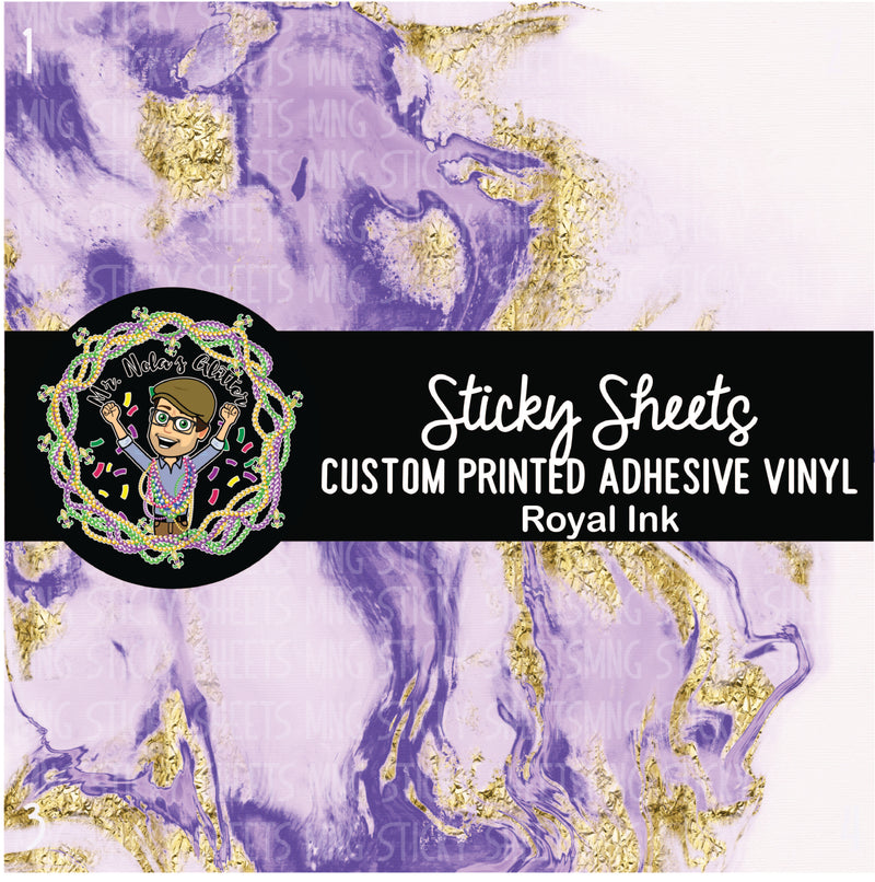 MNG Sticky Sheet Singles **Royal Ink**