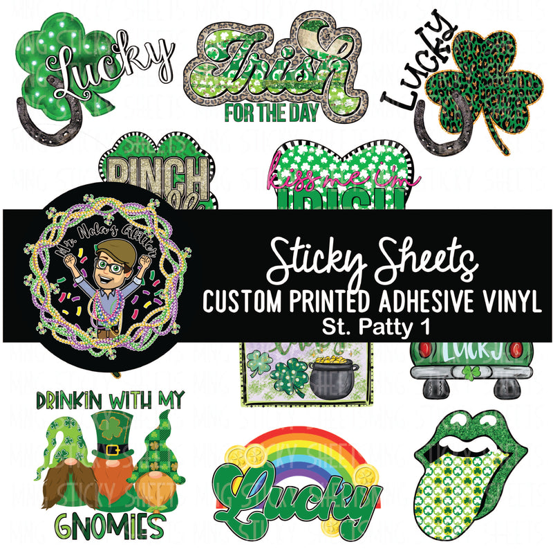 MNG Sticky Sheet Decals **St.Patty 1**