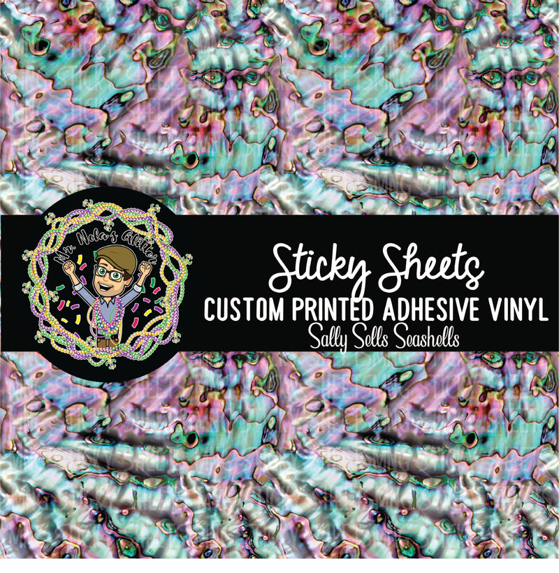 MNG Sticky Sheet Singles **Sally Sells Seashells**