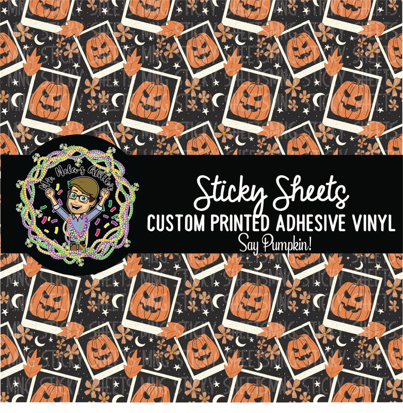MNG Sticky Sheet Singles **Say Pumpkin**