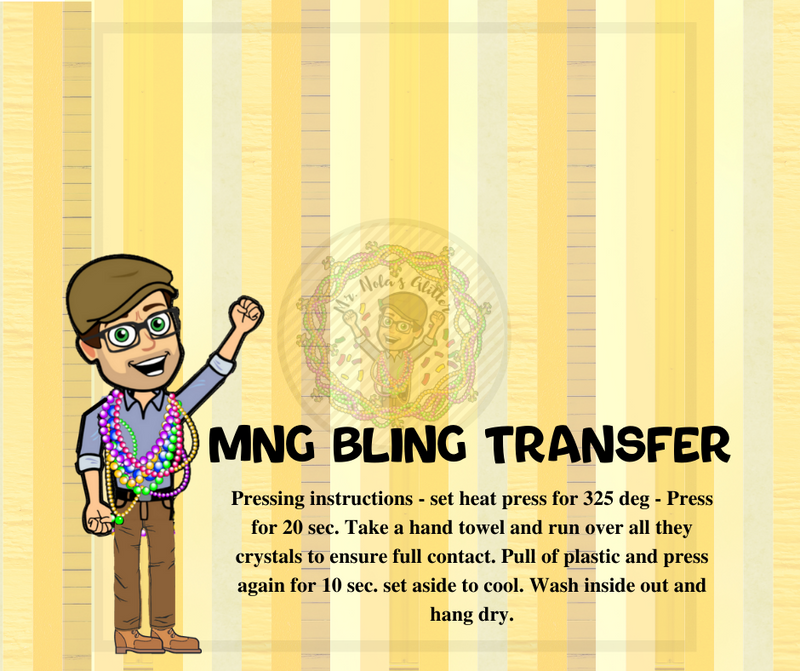 MNG Rhinestone Logo Transfer