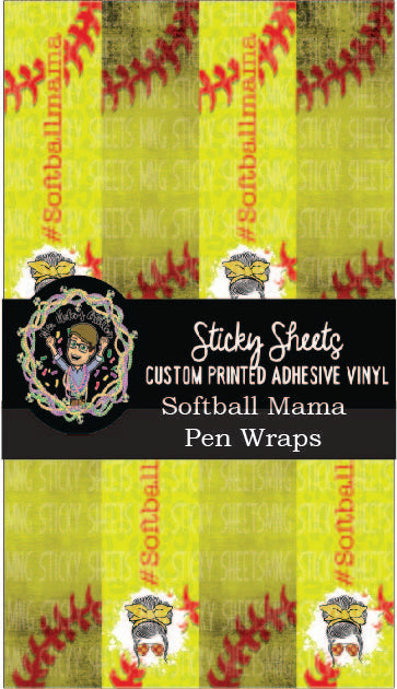 MNG Sticky Sheet Pen Wrap Sheets **Softball Mama**