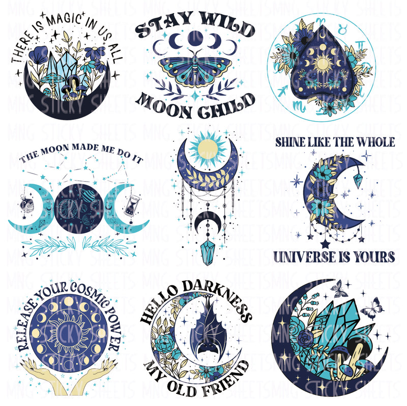 MNG Sticky Sheet Singles **Stay Wild Moon Child**