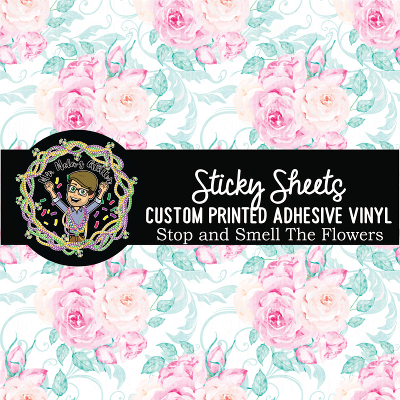 MNG Sticky Sheet Singles **Stop and Smell The Flowers**