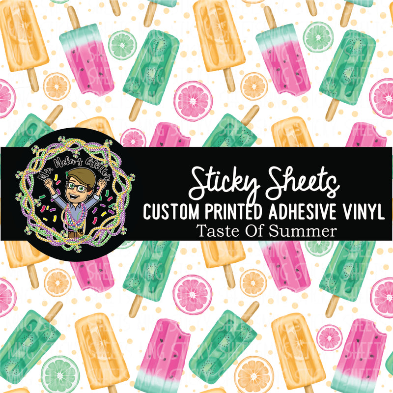 Sticky Sheet Singles **Taste Of Summer**