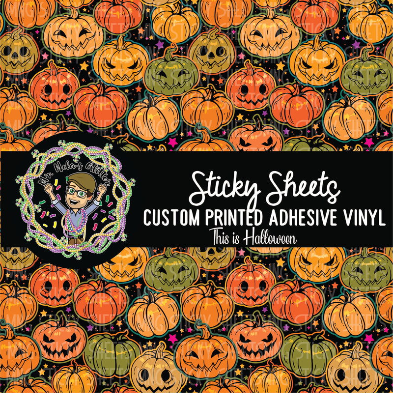 MNG Sticky Sheet Singles **This is Halloween**