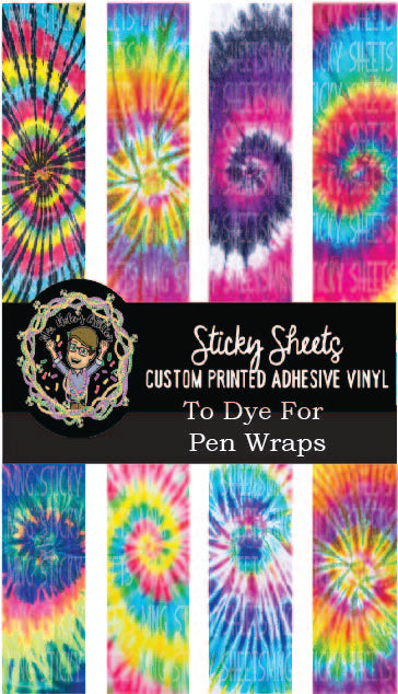 MNG Sticky Sheet Pen Wrap Sheets **To Dye For'**