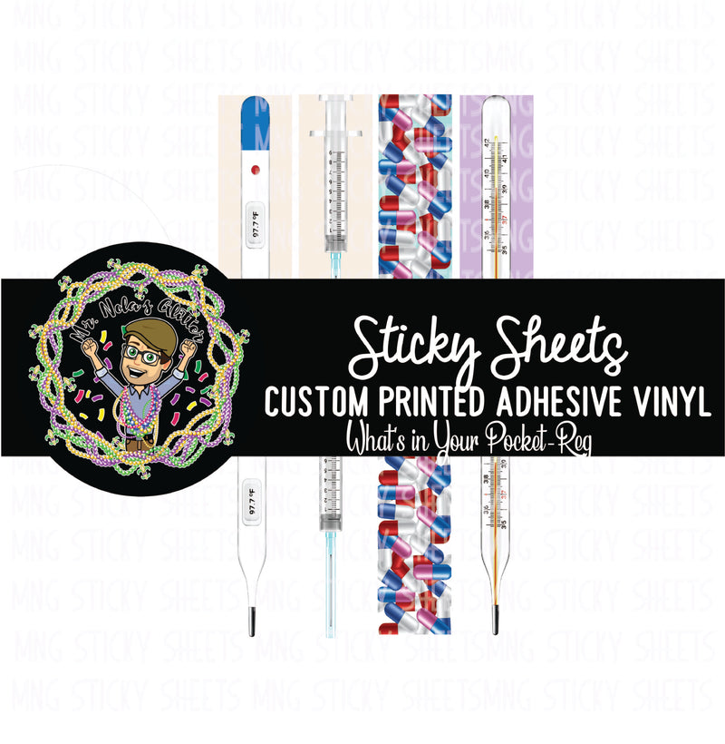 MNG Sticky Sheet Pen Wrap Sheets **What’s in Your Pocket-Reg**