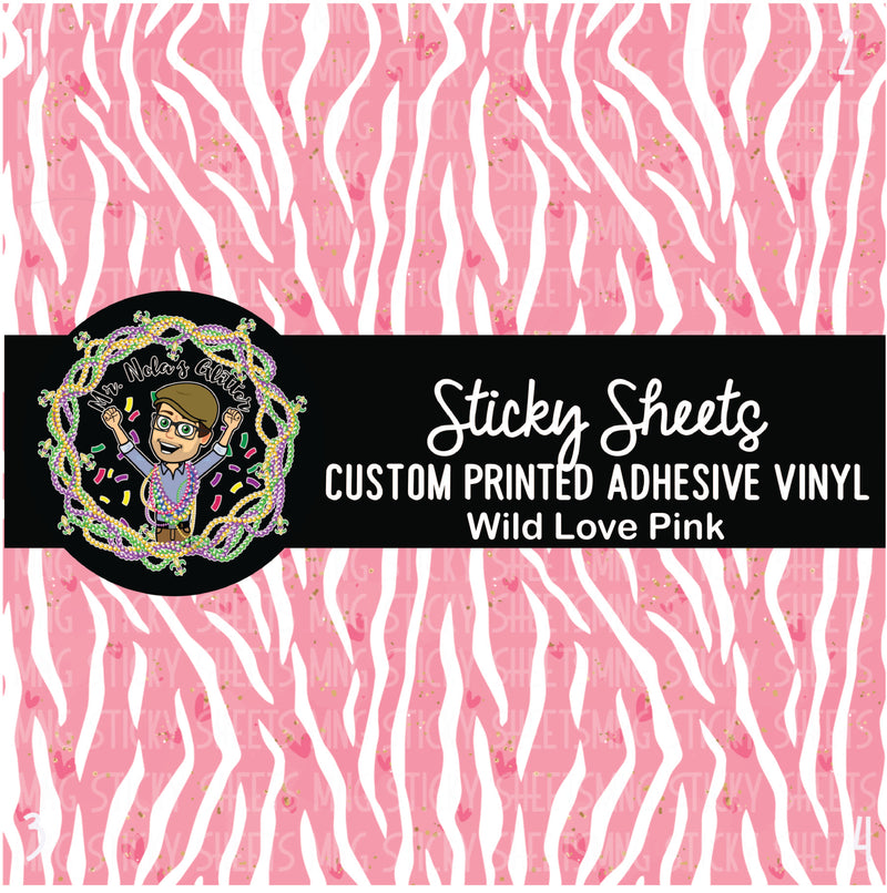 MNG Sticky Sheet Singles **Wild Love Pink**