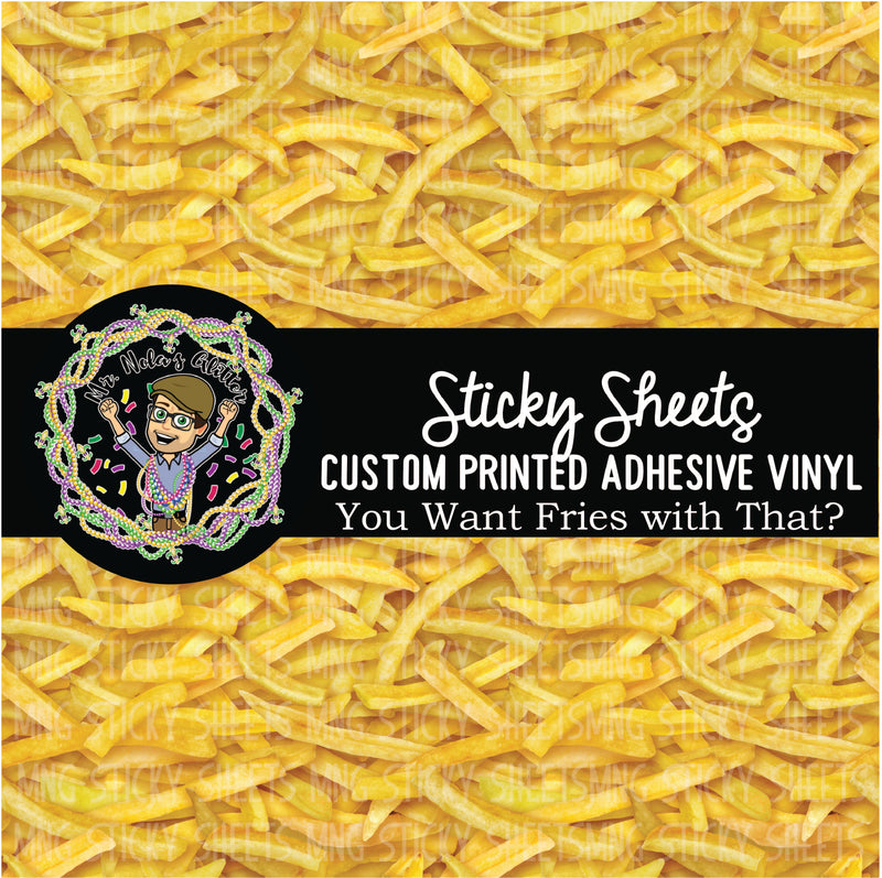 MNG Sticky Sheet Singles **You Want Fries With That?**