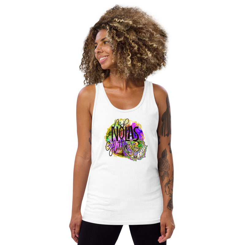 MNG Mr. Nola with Jester Hat Unisex Tank Top
